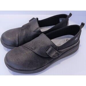 Black Clarks Cloudsteppers "Sillian 2 Ease" women's loafers, size 7.5 / 38